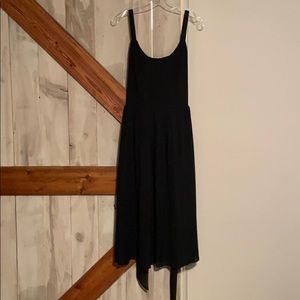 Loft black tea summer dress